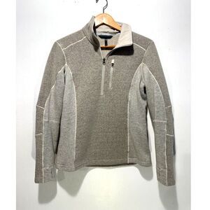 Kuhl born in the mountain quarter Zip sweater made in USA outdoor casual women M